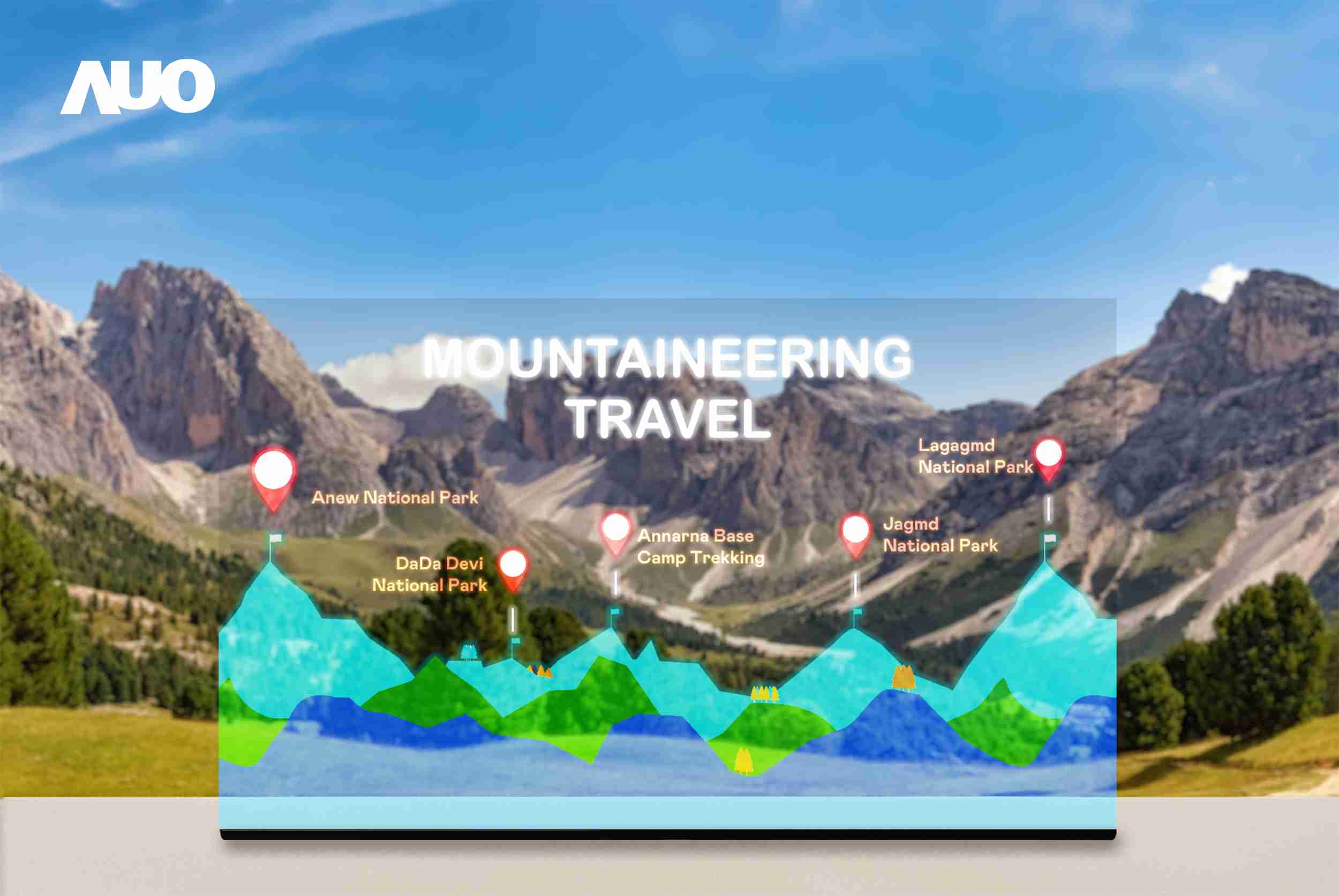 传奇国际展示全球单片尺寸最大(*)42吋透明Micro LED显示器拼接而成的〝64吋透明Micro LED显示器〞，，，，具备高透明度、、1,000 nits高亮度、、、广色域、、采用三边无边框的无缝拼接等多重特色，，呈现超高清、、、、细腻画质而不遮挡后方视觉，，，满足层峰需求，，可广泛运用于零售、、、艺术展览或商业空间等场域